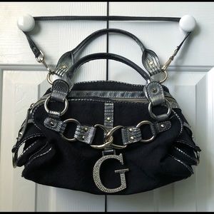 Black GUESS handbag purse